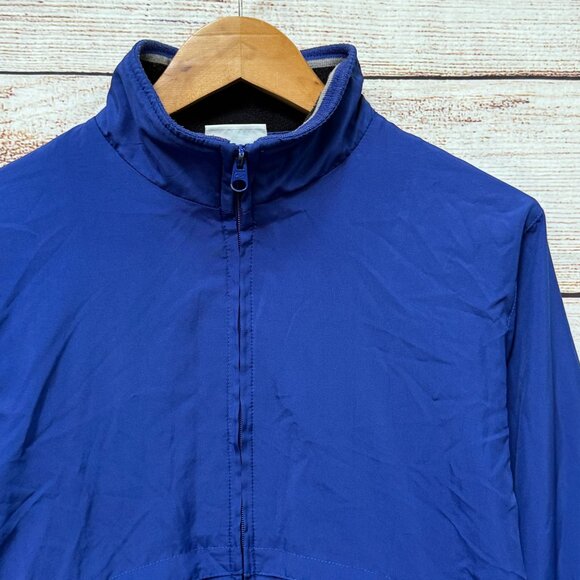 Vintage Reebok Womens Windbreaker Jacket Blue Full Zip Lightweight Retro Small - Picture 5 of 9